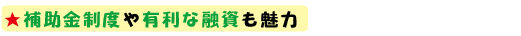 補助金でさらにお得